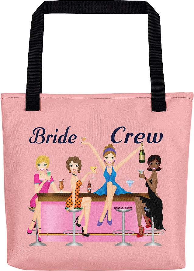 Bride Crew Tote Bag - Bachelorette Party (1000x1000)