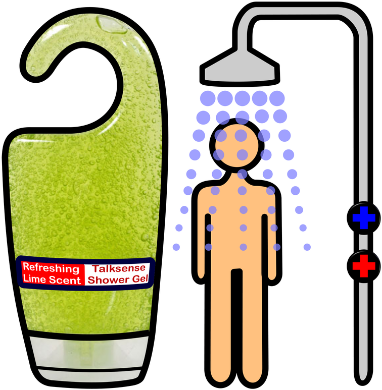Picture - Clipart Shower Gel (800x800)