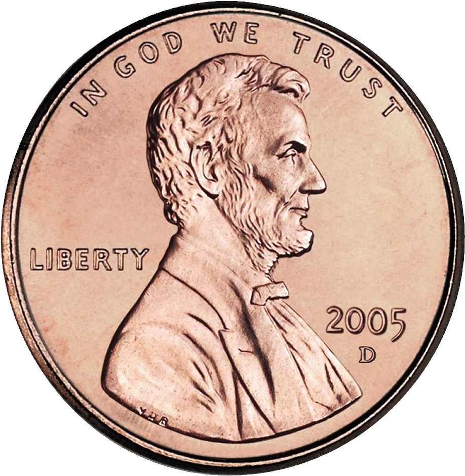 Featured Picture Candidates/lincoln Penny - Abraham Lincoln On A Penny (945x955)