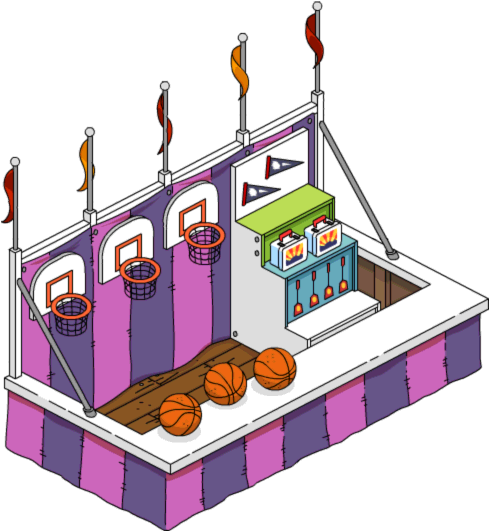 Basketball Game - Simpsons Tapped Out Krustyland Games (490x532)