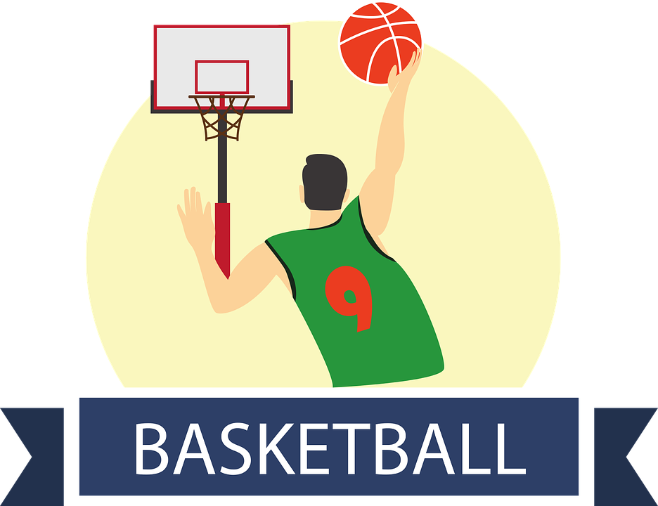 Basketball Court Cartoon 29, Buy Clip Art - Giclee Print: Basketball Sport Game : 16x16in (936x720)