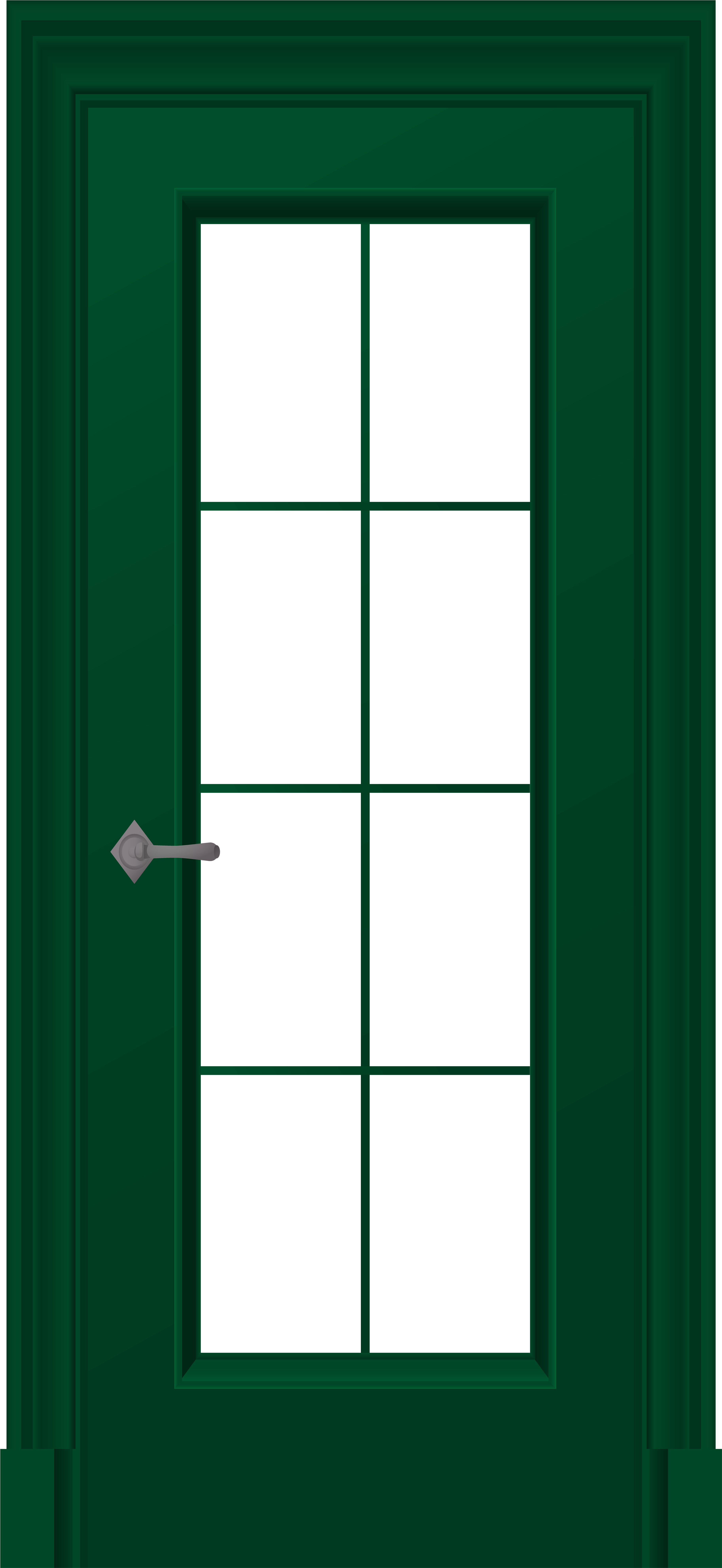 Green Door Png Clip Art - Green Door Clip Art (3685x8000)