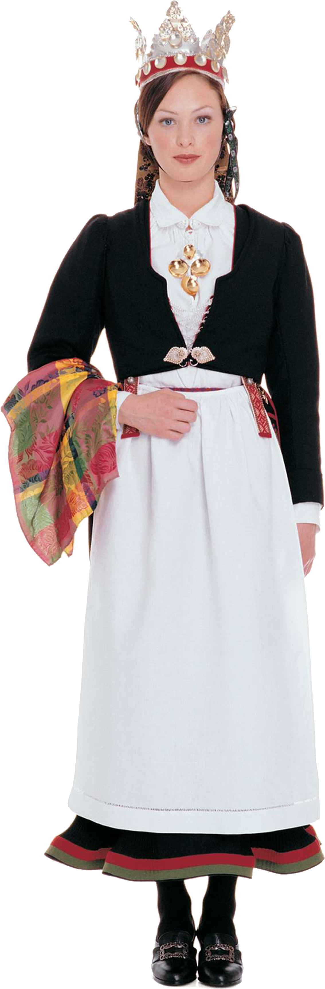 Traditional Norwegian Bride Rogaland Wings Of Whimsy - Vest Agder Bunad (1168x3470)
