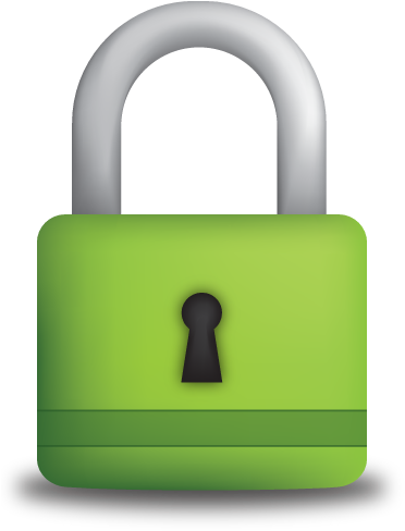 Base64 знак. Green Lock.