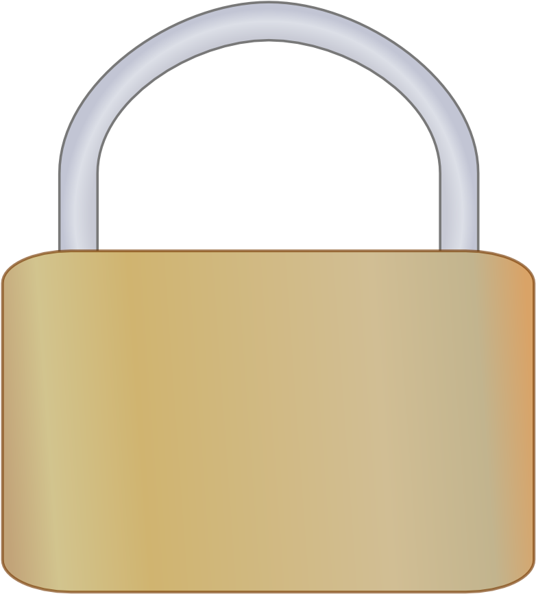 Open Lock Clip Art - Padlock Clip Art (904x1000)