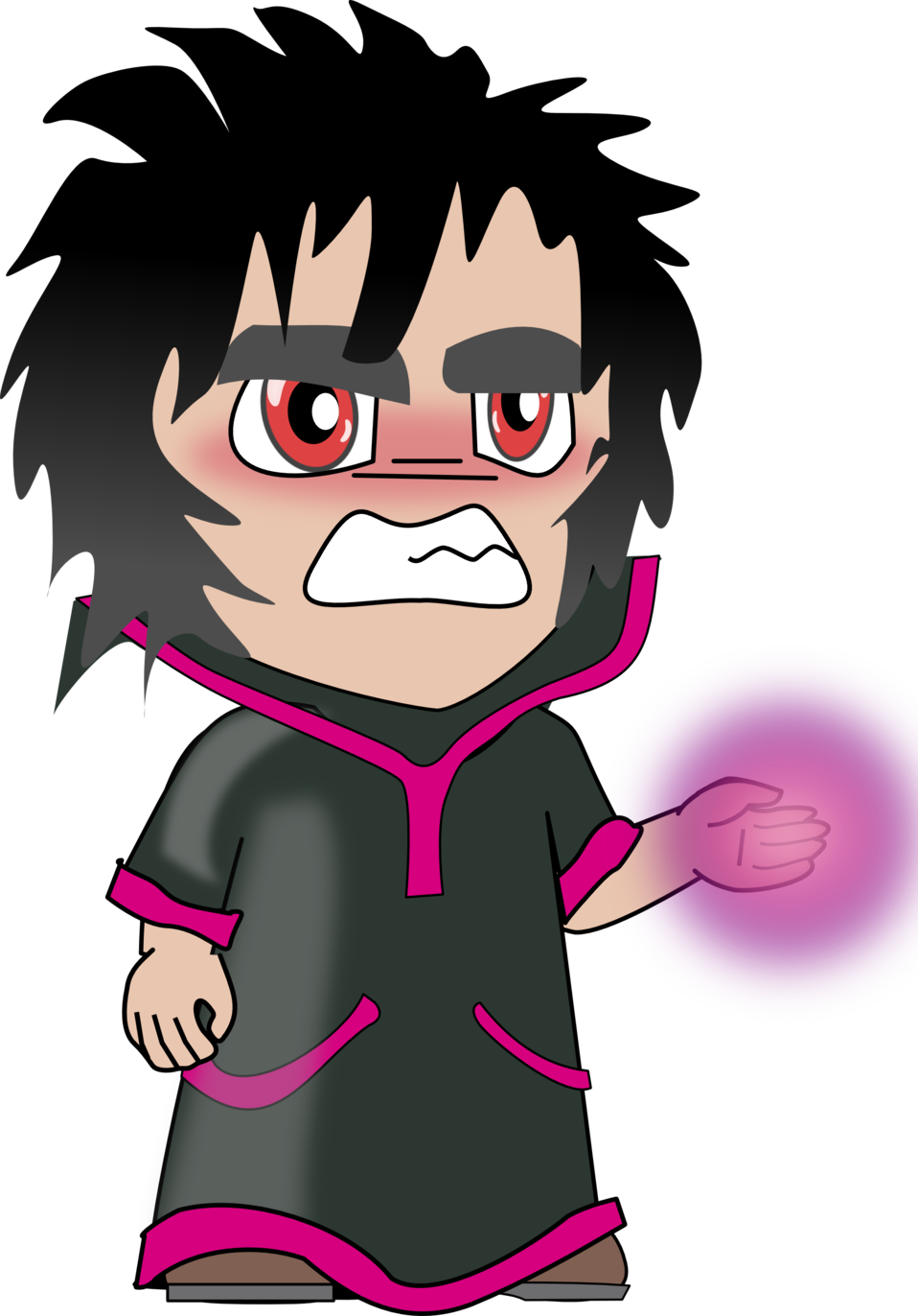Sorcerer Chibi - Sorcerer Clipart (958x1372)