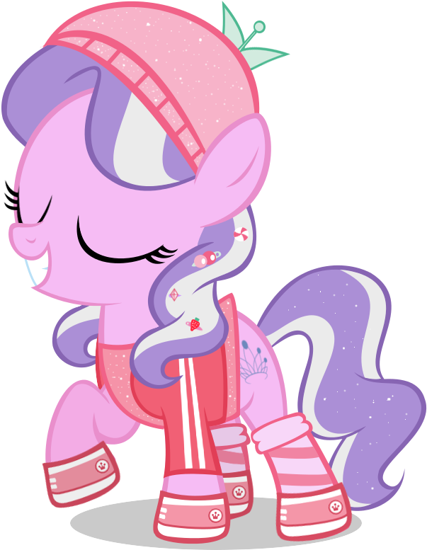 Diamond Tiara Sugar Rush Style By Prettycupcakes - My Little Pony Sugar Rush (744x924)