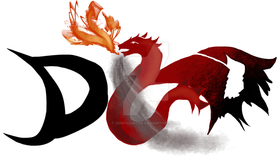Dungeons And Dragons Logo By Senpaihackr - Illustration (1024x554)