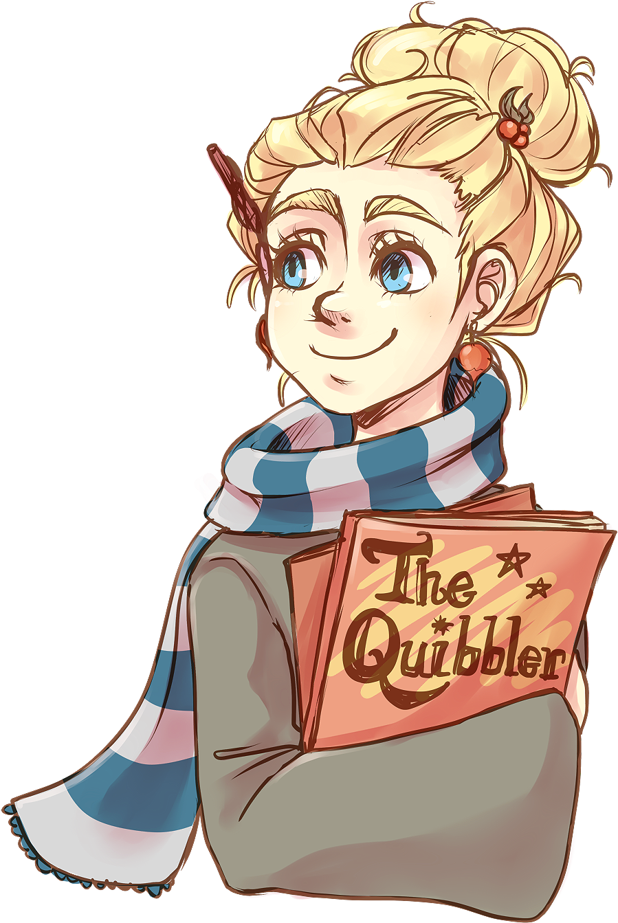 Annikartika - Luna Lovegood Harry Potter Drawings (1200x1500)
