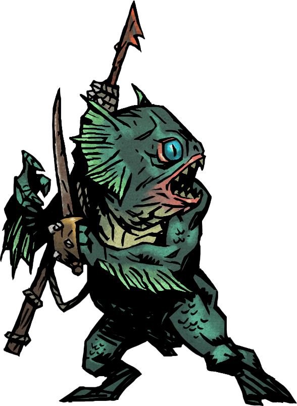 Pelagic Grouper - Darkest Dungeon Cove Enemies (588x804)