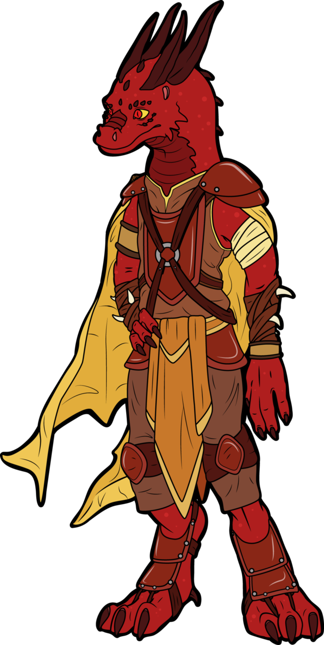Dragonborn By Dragonfireart Dragonborn By Dragonfireart - Drawing (634x1261)