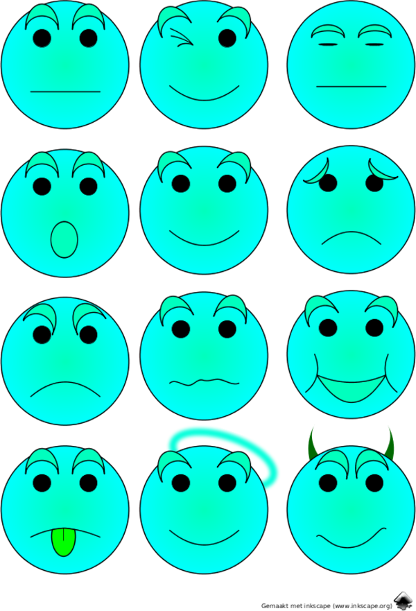 Emotion Icons Emoticons - Emotions Clipart (600x881)