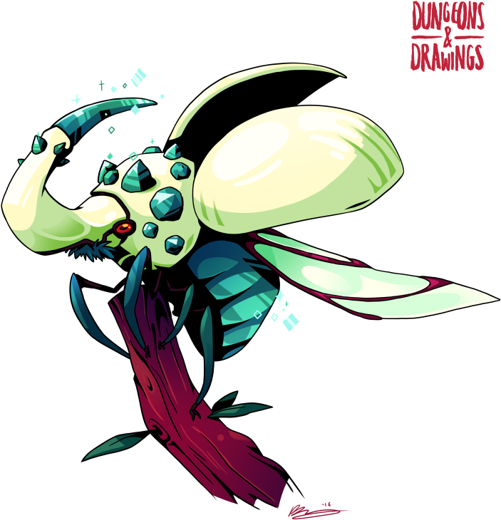 Gem Scarab - Illustration (750x750)