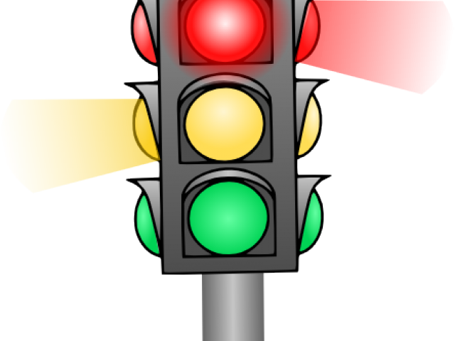 Stoplight Clipart - Transparent Traffic Light (640x480)