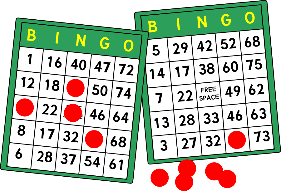 Bingo Cards Png Images - Let's Play Bingo Yard Sign (2400x1630)