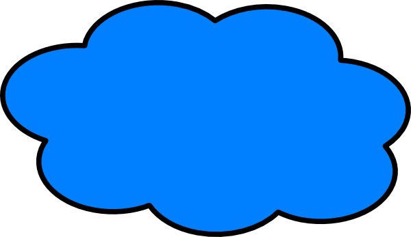 Nube Clip Art At Clker - Clip Art Awan (600x347)