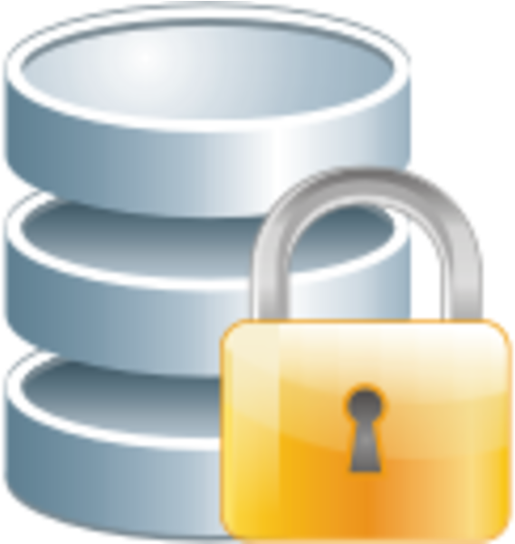 Database Lock 13 Free Images At Clkercom Vector Clip - Database Icon (600x600)