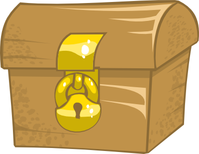 Closed Treasure Chest Clipart - Merchant Of Venice Caskets (400x309)