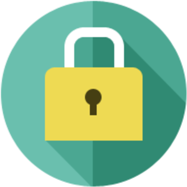 Admin Login - Lock Round Icon Png (512x512)