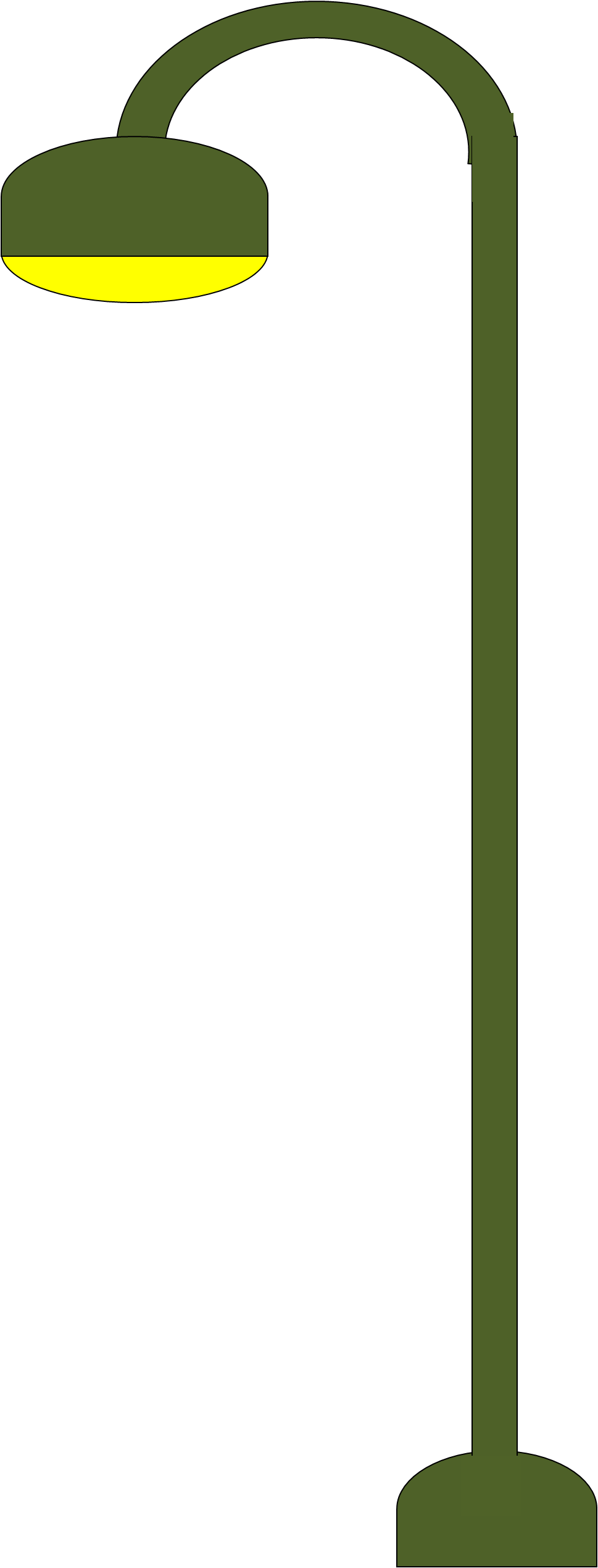 Ceiling Light Clipart - Street Light Clip Art (969x2540)