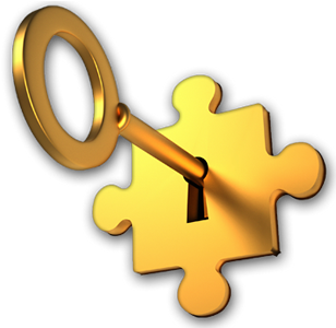 Wisdom Is The Key - Key In Lock Png (382x355)