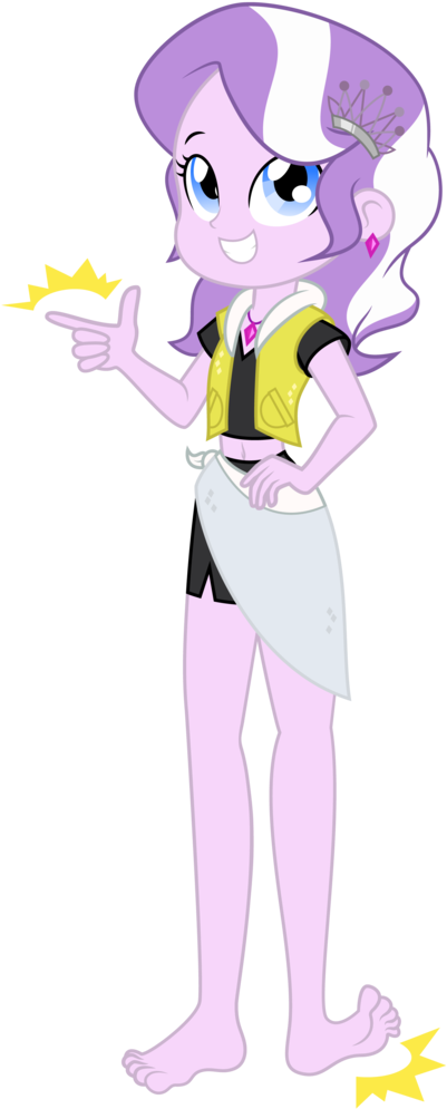 Discorded-joker, Barefoot, Belly Button, Clothes, Commission, - Cartoon (419x1024)