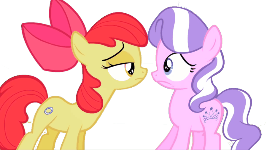 Discover Ideas About Diamond Tiara - Applebloom X Diamond Tiara (900x510)