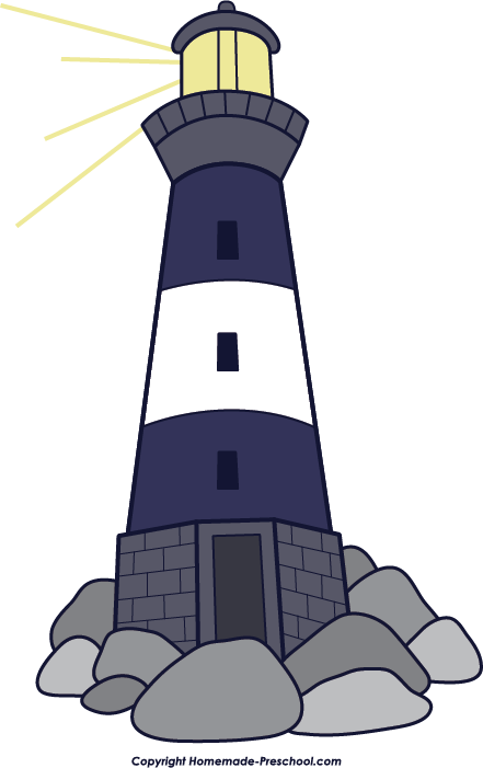Free Lighthouse Clipart - Lighthouse Clipart (441x701)