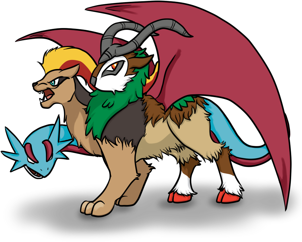 Pokemon D&d Fusion - Salamence (1000x1000)