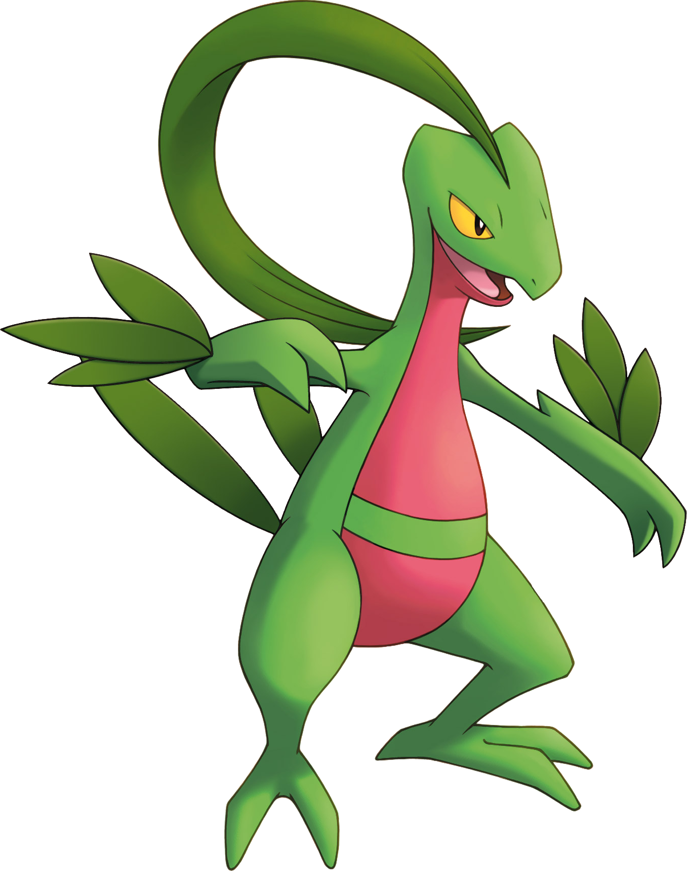 253grovyle Pokemon Mystery Dungeon Explorers Of Sky - Grovyle Pokemon Mystery Dungeon (1357x1720)