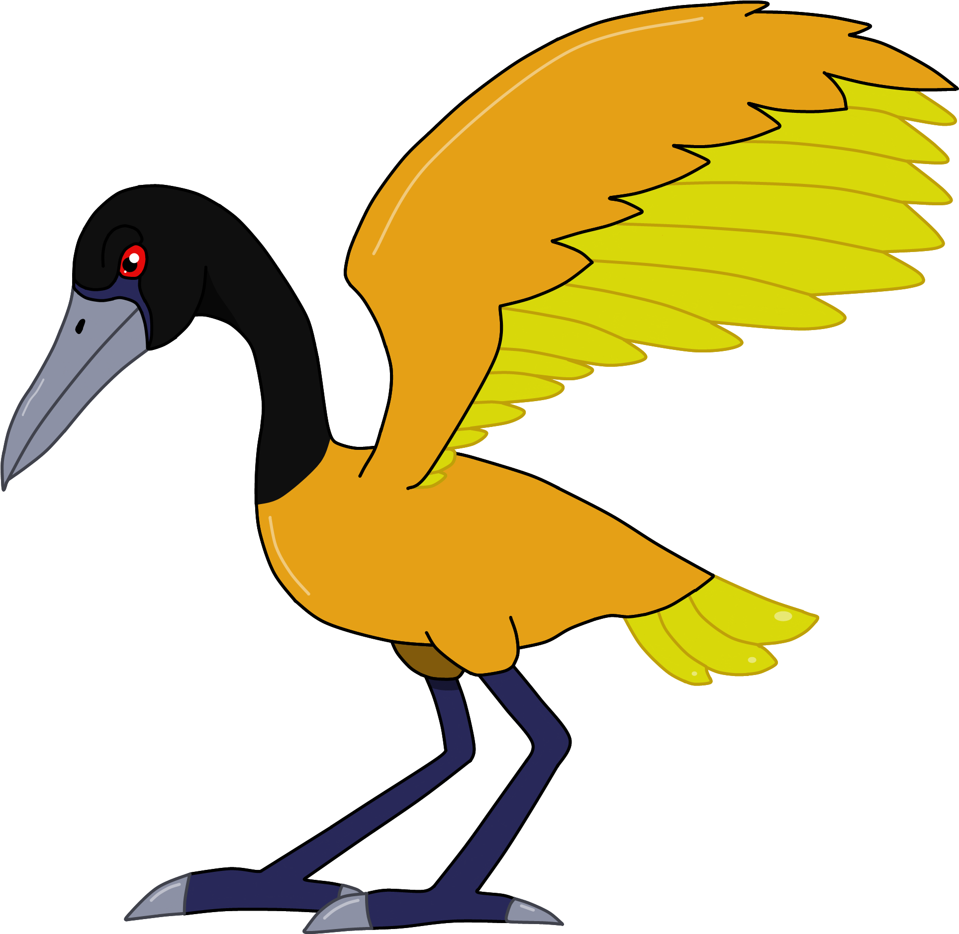 Stymphalian Bird By Cryoflaredraco - Drawing (2049x1981)