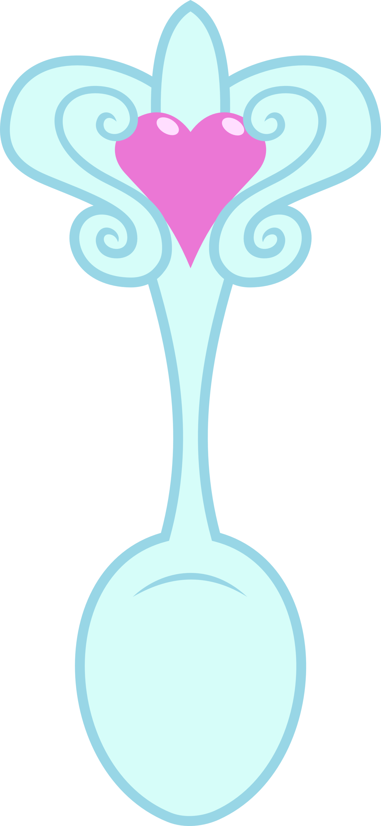 Cutie Mark By ~hawk9mm On Deviantart - Silver Spoon Cutie Mark (1280x2770)