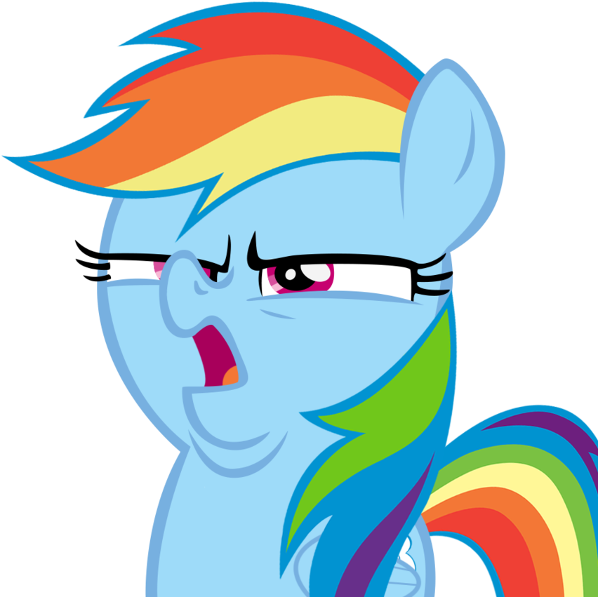 Rainbow Dash Chins By Wubmacawda Rainbow Dash Chins - Rainbow Dash Meme Face (900x900)