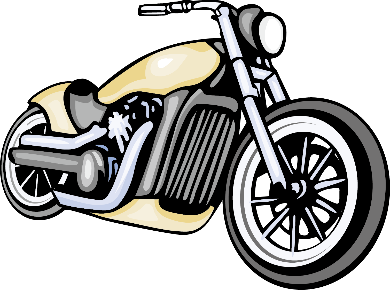 Motorcycle Helmet Honda Harley-davidson Clip Art - Motorcycle Vector Png (1510x1123)