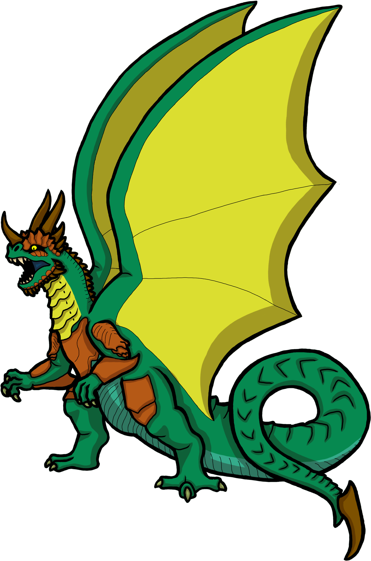 @godzillakiryu91 Commissioned This Drawing Of Jake, - Dragon (1280x1830)