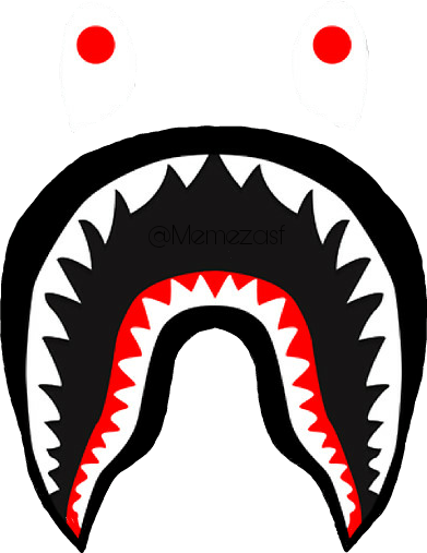 Report Abuse - Bape Shark Logo (1024x1328)