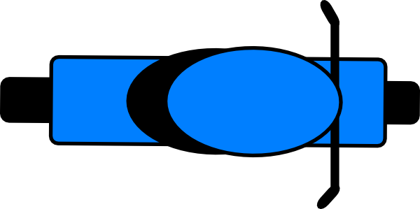 Motorcycle Clipart Top View (600x299)