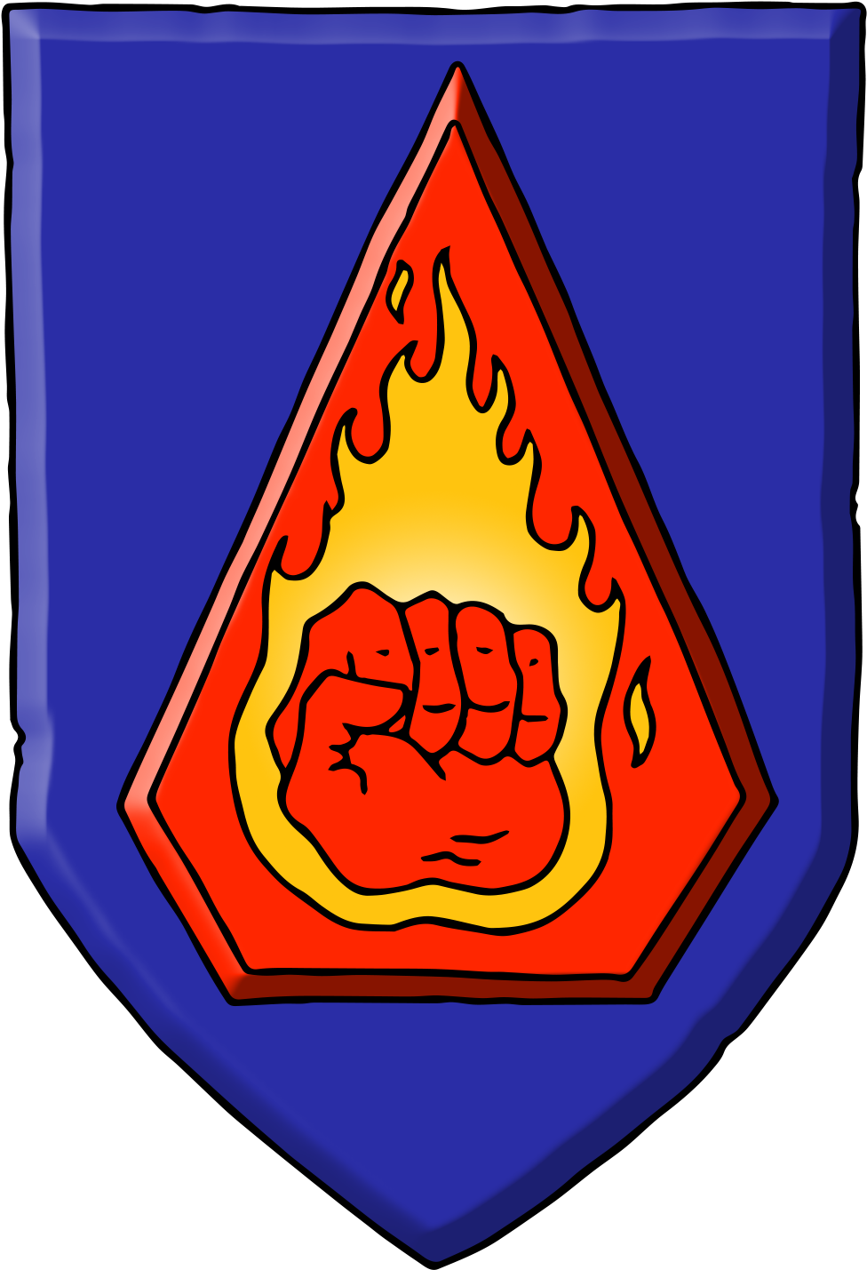 Flaming Fist - Flaming Fist Baldur's Gate (1013x1458)