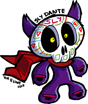 Dead, And More For Part Of My Flash Skullie Sellout - Cartoon (350x416)