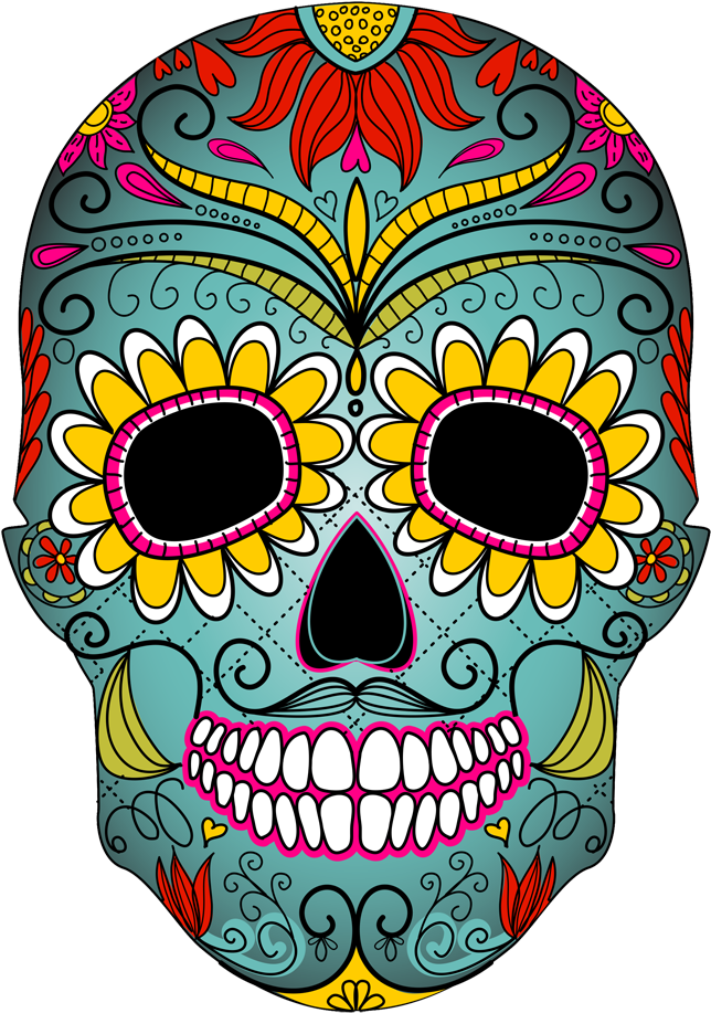 Why Is The Day Of The Dead Celebrated - Skull Day Of The Dead (1000x1000)