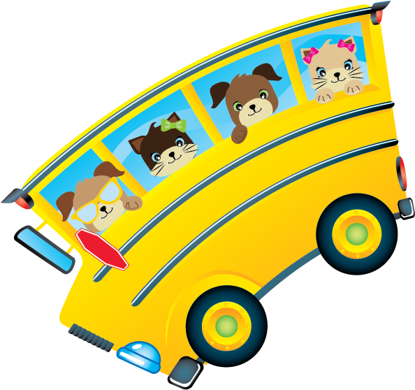 Every August, Bus Drivers Are Busy Practicing Their - Cartoon (623x589)