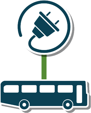 Electric Bus - Electric Bus Icon Png (400x400)