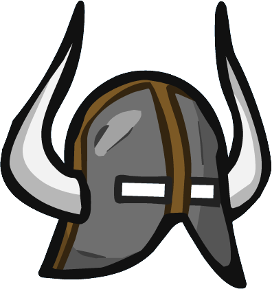 Horned Helmet - Helmet With Horns Png (396x421)
