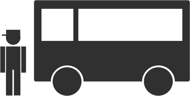 Bus Driver New - Reisebus Piktogramm (800x800)