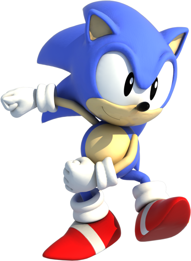 Sonic The Hedgehog Clipart Classic - Sonic The Hedgehog (807x989)