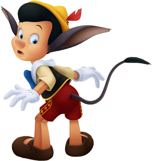 Pinocchio Clipart Donkey Ear - Cuentos En Ingles De Pinocho (562x571)