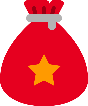 Santa, Bag, Gift, Present, Christmas, Xmas Icon - Christmas Day (512x512)
