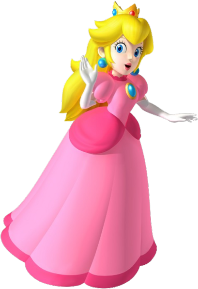 Princess Mario Cliparts - Mario Party 8 Peach (425x600)