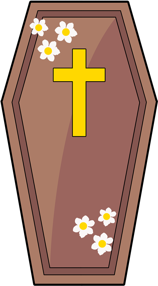 Free To Use &, Public Domain Coffin Clip Art - Coffin Clipart (700x1039)