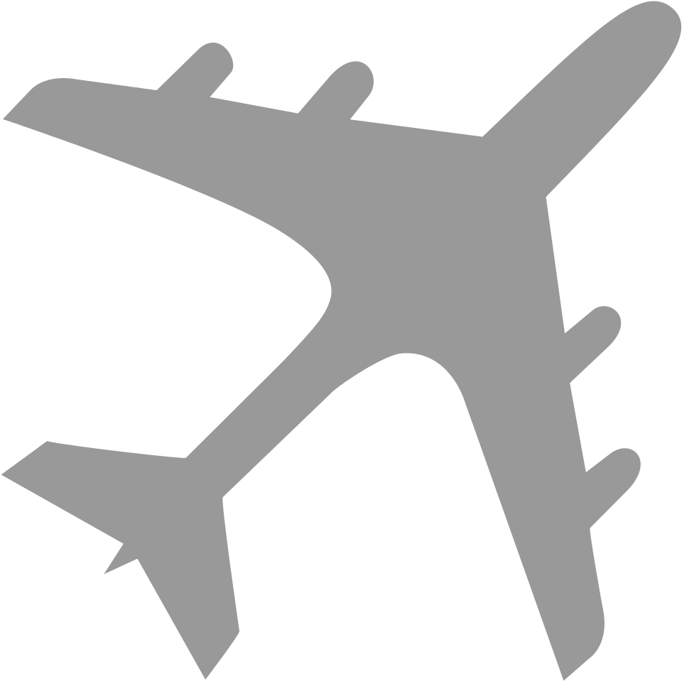 Airplane Clipart Emoji - Aeroplane Silhouette (1024x1024)